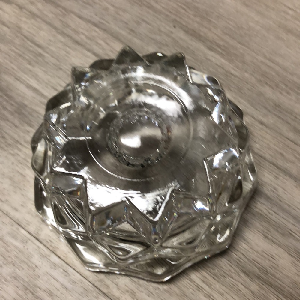 Cut Glass Candlesticks - Picture 5 of 7